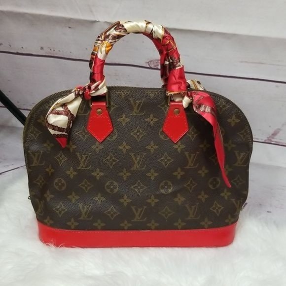 Louis Vuitton Monogram with Red Accents Shoulder Bag - Picture 1 of 15